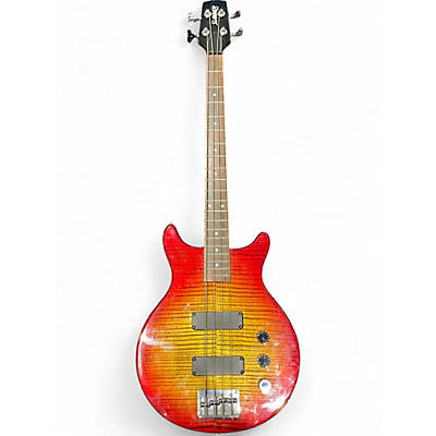 Used Hamer Slammer Bass 2 Tone Sunburst Electric Bass Guitar