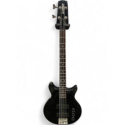 Used Hamer Slammer  Black Electric Bass Guitar
