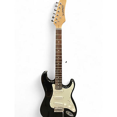 Used Hamer Slammer Black Solid Body Electric Guitar
