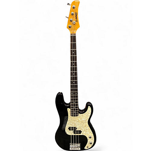 Used Hamer Slammer CP-4 Black Electric Bass Guitar Black