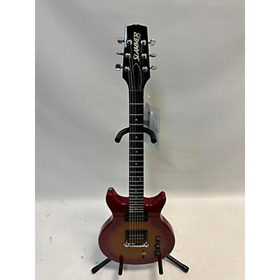 Used Hamer Slammer Candy Red Burst Solid Body Electric Guitar