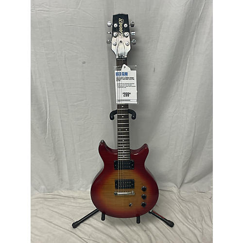 Hamer Used Hamer Slammer Cherry Sunburst Solid Body Electric Guitar Cherry Sunburst