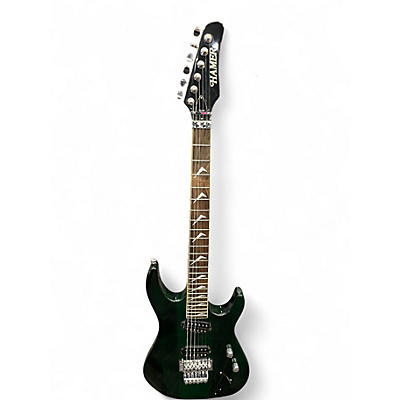Used Hamer Slammer Diablo  Forest Green Solid Body Electric Guitar