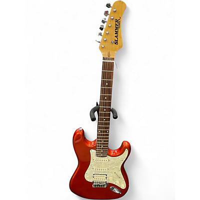 Used Hamer Slammer Metallic Orange Solid Body Electric Guitar
