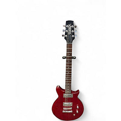 Used Hamer Slammer Series Eclipse Cherry Solid Body Electric Guitar