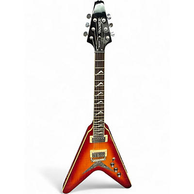Used Hamer VECTOR Cherry Sunburst Solid Body Electric Guitar