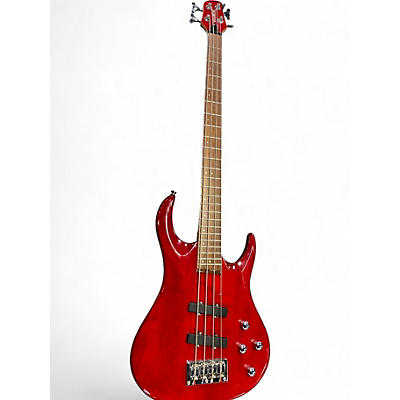 Used Hamer VELOCITY 2 Trans Red Electric Bass Guitar
