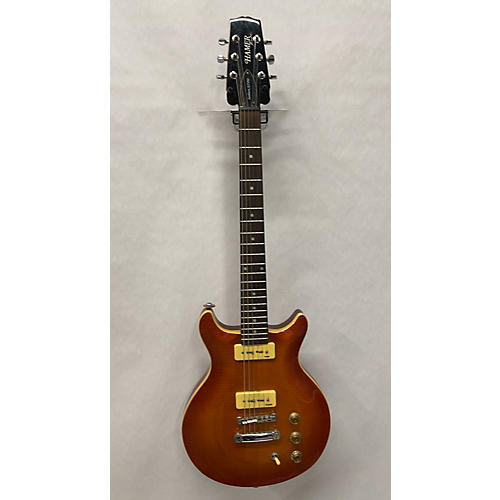 Hamer Used Hamer XT SERIES A/T Solid Body Electric Guitar Trans Amber