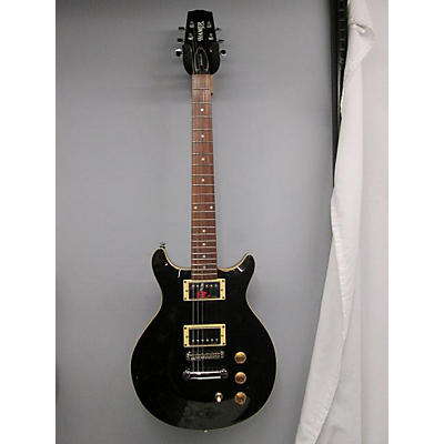 Used Hamer XT SERRIES Trans Black Solid Body Electric Guitar