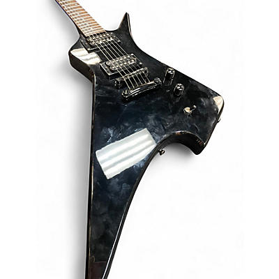 Used Hamer XT Scarab Black Solid Body Electric Guitar