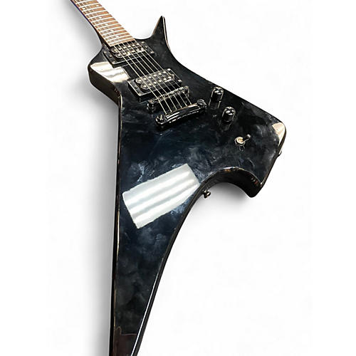 Used Hamer XT Scarab Black Solid Body Electric Guitar Black