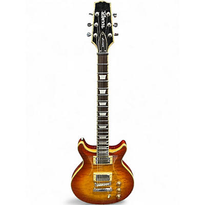 Used Hamer XT Series Sunburst Solid Body Electric Guitar