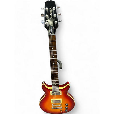 Hamer Used Hamer Xt Series Standard F/T Cherry Sunburst Solid Body Electric Guitar