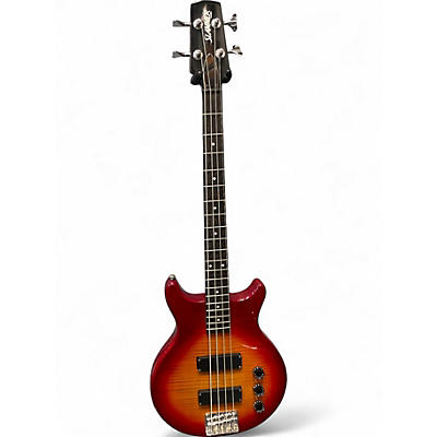 Used Hamer slammer Sunburst Electric Bass Guitar