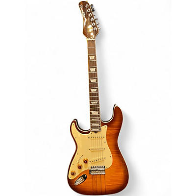 Used Hamiltone NT/ST LEFTHANDED Sunburst Electric Guitar