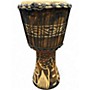 Used Handmade CARVED Djembe