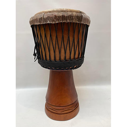 Handmade Used Handmade Djalla Wood Djembe