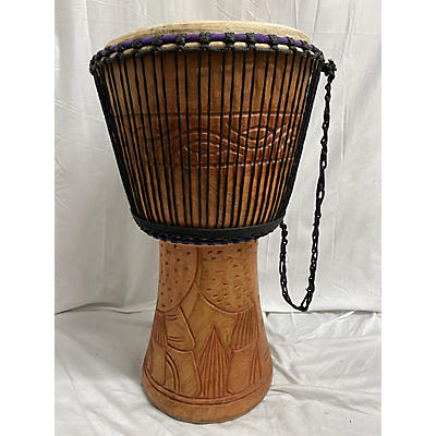 Used Handmade In Ghana African Djembe