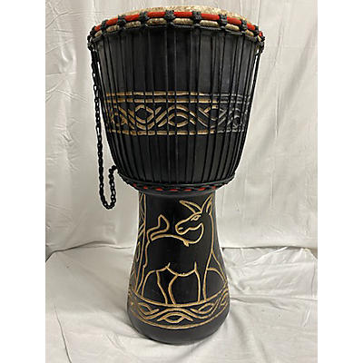 Used Handmade In Ghana African Djembe