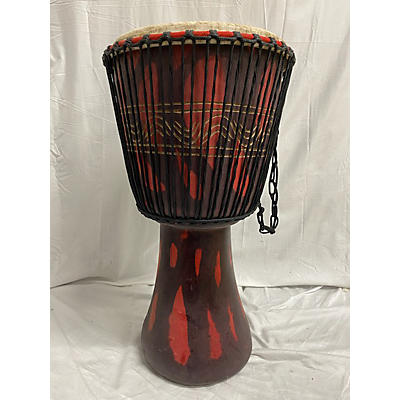 Used Handmade In Ghana African Djembe