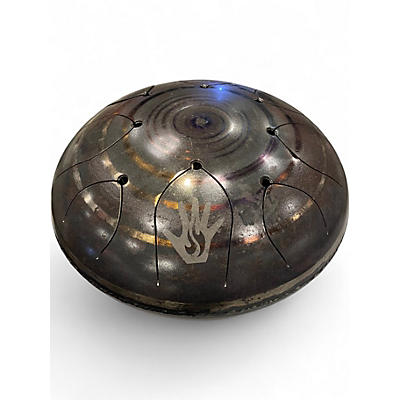 Used Hands On Fire Tounge Drum - Steel - Hands on Fire "More Fire"  Hand Drum