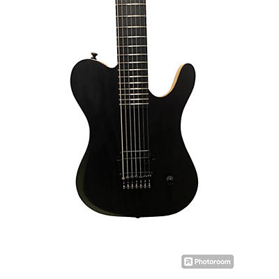 Used Hapas Sludge 727 Black Solid Body Electric Guitar