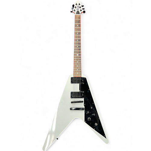 Used Hard Luck Kings OUTLAW BONNIE V Alpine White Solid Body Electric Guitar Alpine White