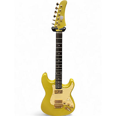 Used HardLuck Kings Bombshell Goldtop Solid Body Electric Guitar
