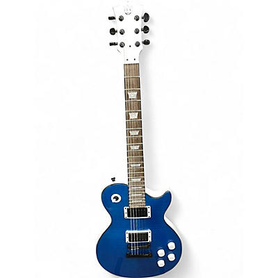 Used HardLuck Kings Bossman Blue Agave Solid Body Electric Guitar