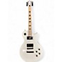 Used HardLuck Kings Bossman White Solid Body Electric Guitar White