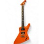 Used HardLuck Kings LADY LUCK NEON ORANGE Solid Body Electric Guitar NEON ORANGE