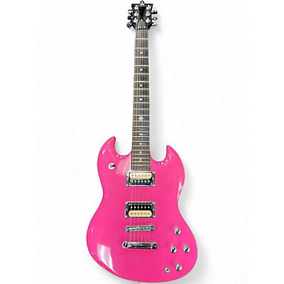 Used HardLuck Kings MAVERICK Pink Solid Body Electric Guitar
