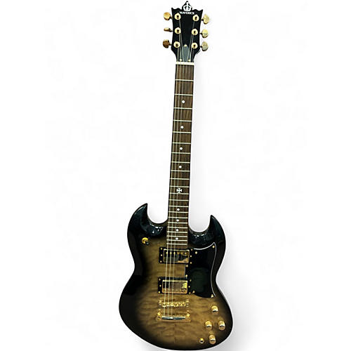 Used HardLuck Kings Maverick Quilted Mocha Solid Body Electric Guitar Quilted Mocha