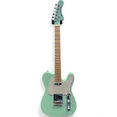Used HardLuck Kings SOUTHERN BELLE Seafoam Green Solid Body Electric Guitar