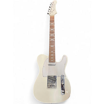 Used HardLuck Kings SOUTHERN BELLE WHITE Solid Body Electric Guitar