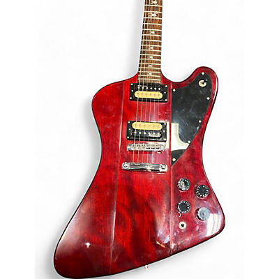 HardLuck Kings Used HardLuck Kings SPIDER Crimson Red Trans Solid Body Electric Guitar