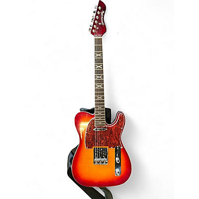 Used HardLuck Kings Southern Belle Cherry Sunburst Solid Body Electric Guitar
