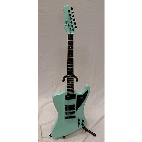 HardLuck Kings Used HardLuck Kings Spider Seafoam Green Solid Body Electric Guitar Seafoam Green