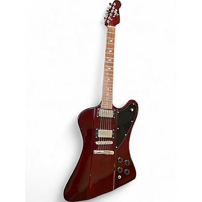 Used Hardluck Kings SPIDER CUSTOM Trans Red Solid Body Electric Guitar