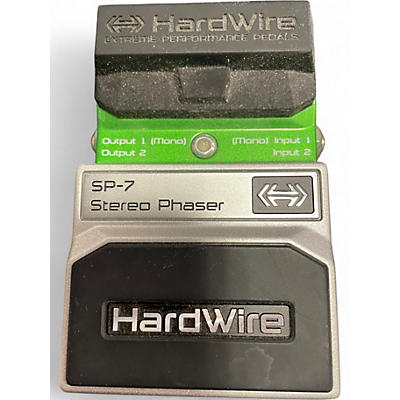 Used Hardwire sp-7 stereo phaser Effect Pedal