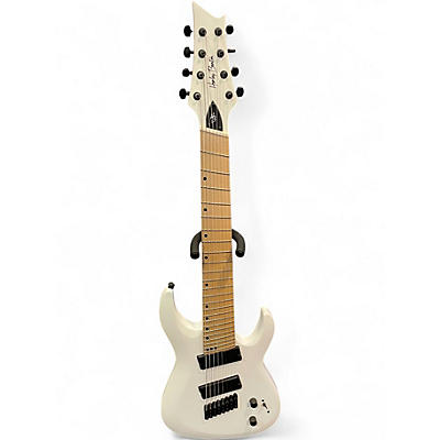 Used Harley Benton 7 STRING White Solid Body Electric Guitar