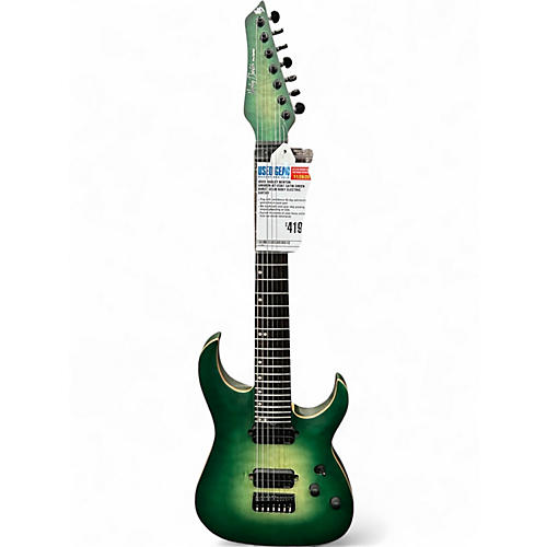 Used Harley Benton AMAROK-BT-EGNT SATIN GREEN BURST Solid Body Electric Guitar SATIN GREEN BURST
