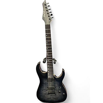 Used Harley Benton Amarok 6 Trans Black Solid Body Electric Guitar