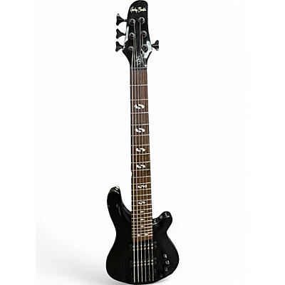 Used Harley Benton B650 Black Electric Bass Guitar