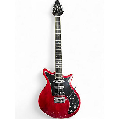 Used Harley Benton BM75DLX RED Solid Body Electric Guitar