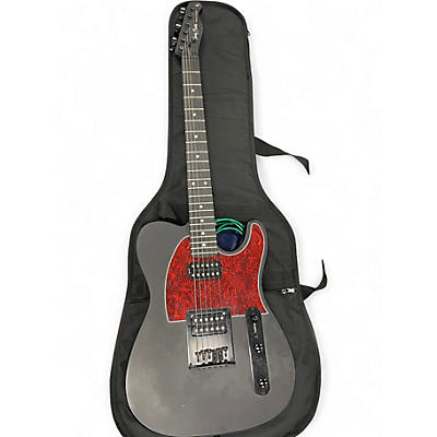 Used Harley Benton Black and Red Solid Body Electric Guitar