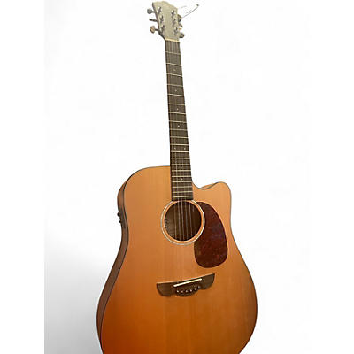 Used Harley Benton CLD-30SCM-CE Natural Acoustic Electric Guitar