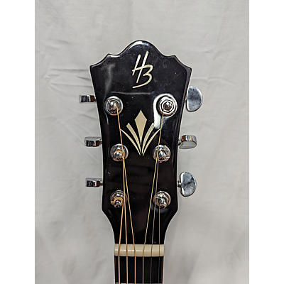 Used Harley Benton CLG 650SM CE Vintage Sunburst Acoustic Electric Guitar
