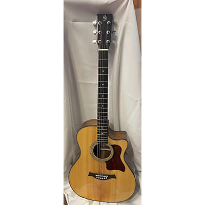 Used Harley Benton CLG414BCE Natural Acoustic Electric Guitar