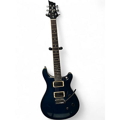 Used Harley Benton CST 24 Blue Solid Body Electric Guitar